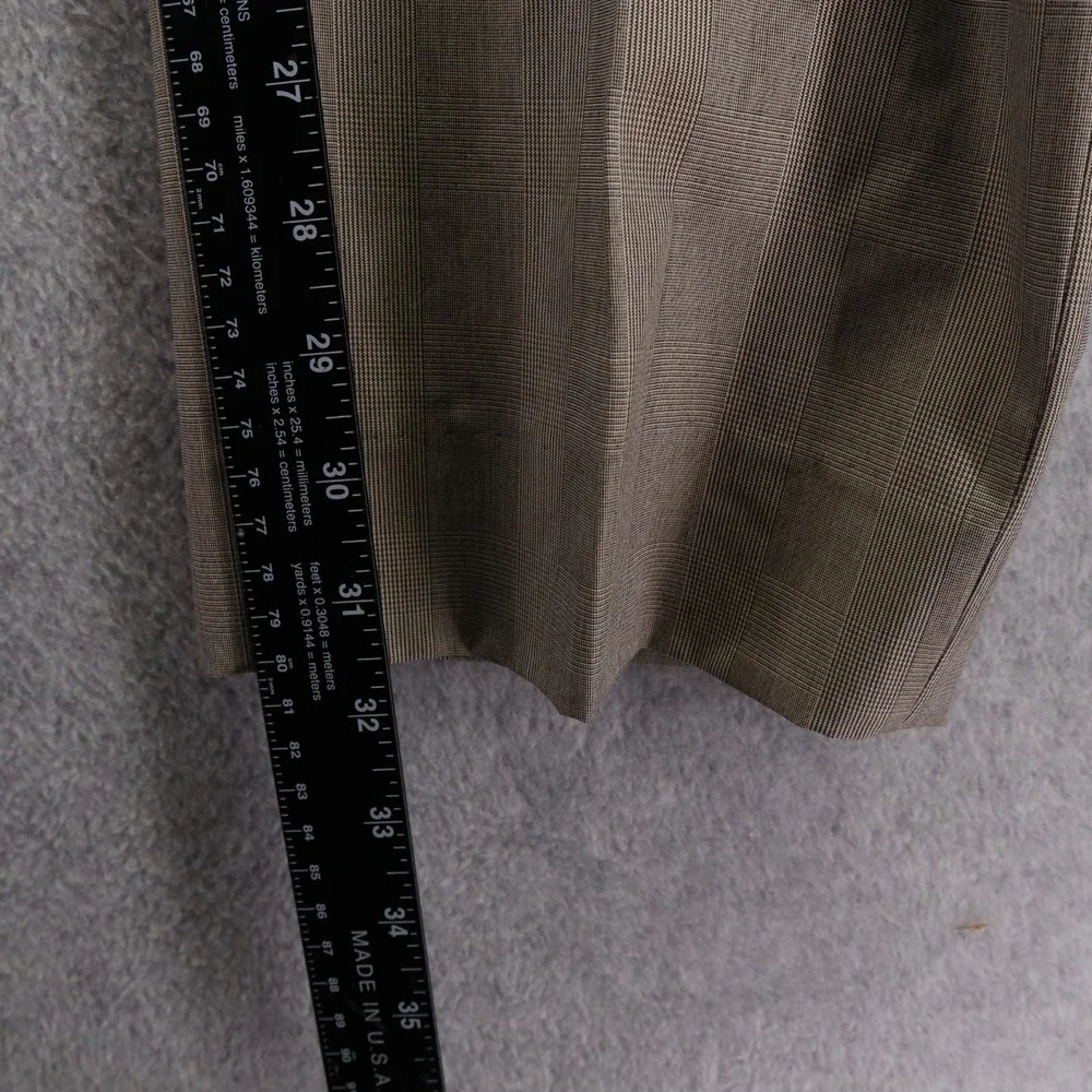 Banana Republic Pants Mens 33x32 Non-Iron Slim Fit‎ Dress Suit Formal Plaid NWT